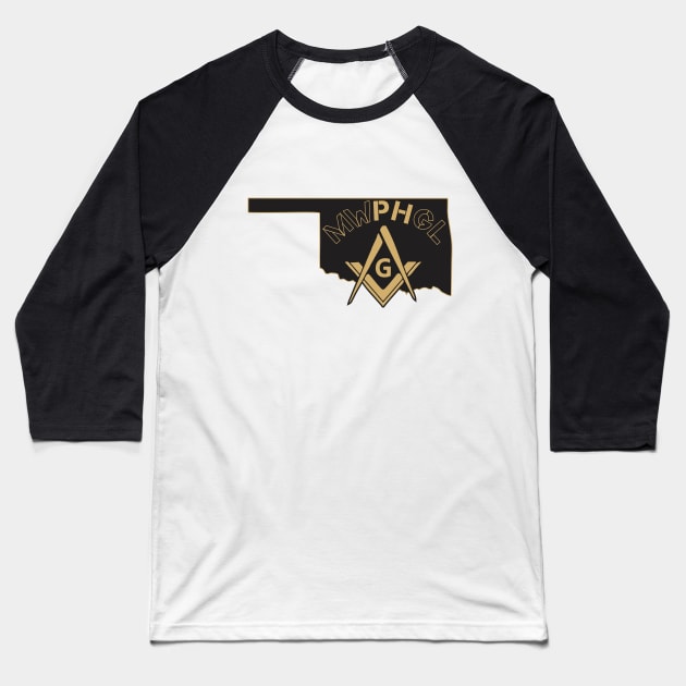 MWPHGLOK - Black & Gold Baseball T-Shirt by Brova1986